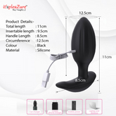 Product dimensions: 11cm length, 9.5cm insertable, 12.5cm girth - USB-rechargeable